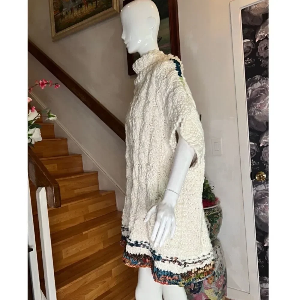 WE THE FREE Care Fp Sari Not Sari Sweater In Ivory Combo